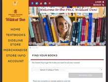 Tablet Screenshot of bookstore.prcc.edu
